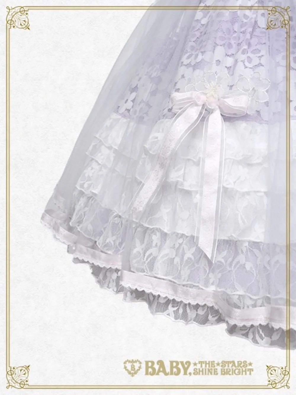 BABY THE STARS SHINE BRIGHT Fairy Floral Canon JSK Lavender Lolita Dress